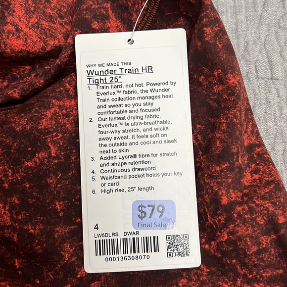 Wunder Train HR Tight 25” - Picture 5 of 5